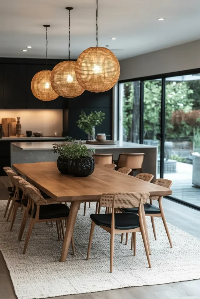 16. Cozy Dining Nook with Fresh Functional Style