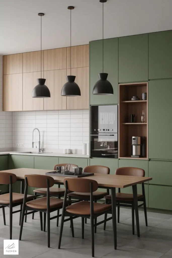 17. Cozy Meets Contemporary in a Fresh Modern Kitchen