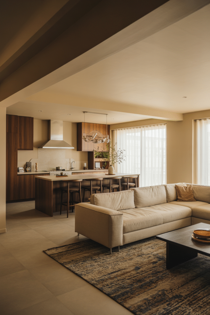 2. Zone Definition with Area Rugs