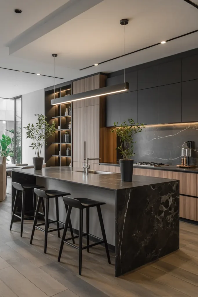 21. Open Plan Living and Dining with Modern Elegance