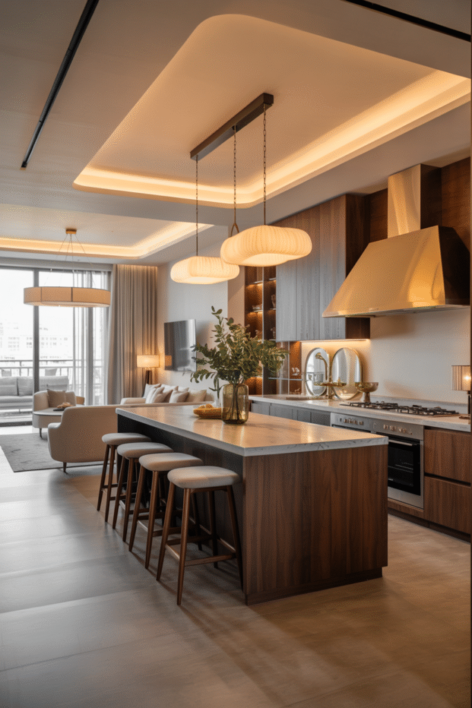 3. Central Multipurpose Kitchen Island