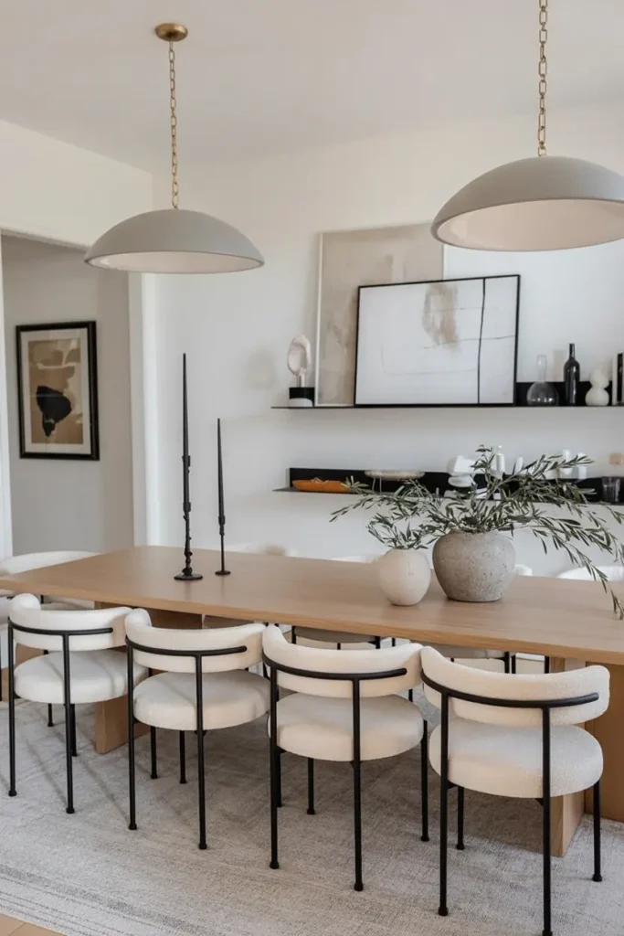 4. Bright and Cozy Breakfast Nook with Modern Touches