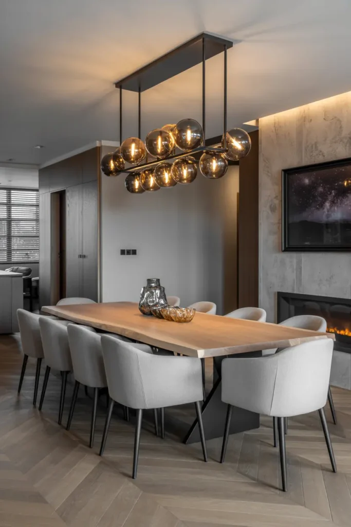 4. Fresh Functional Dining Nook with Botanical Charm