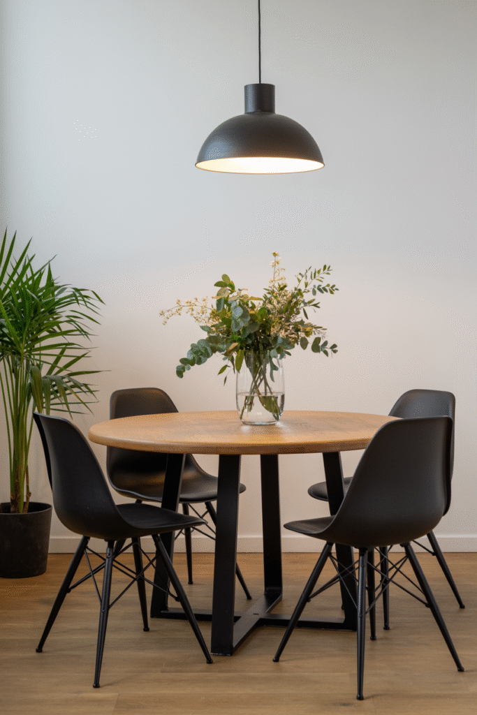 7. A Fresh and Stylish Dining Nook