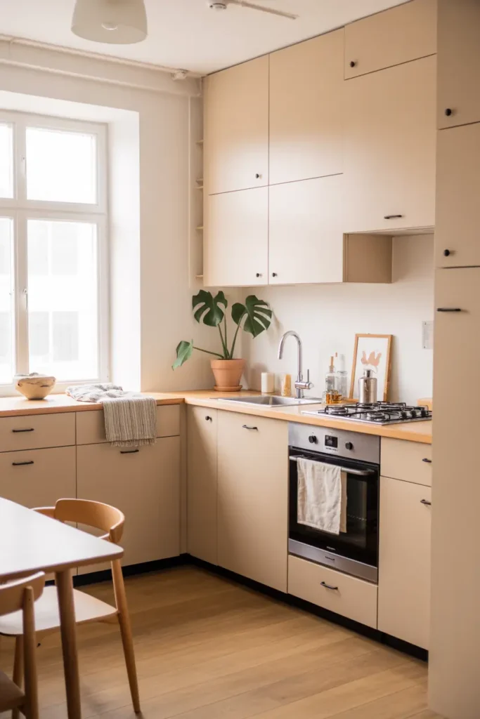 7. Scandinavian Style Mini Kitchen Ideas