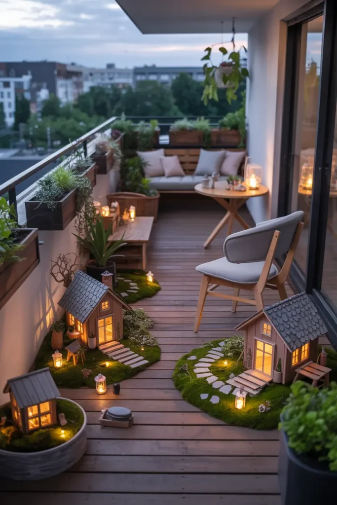 9. Fairy Garden Ideas for Small Balconies