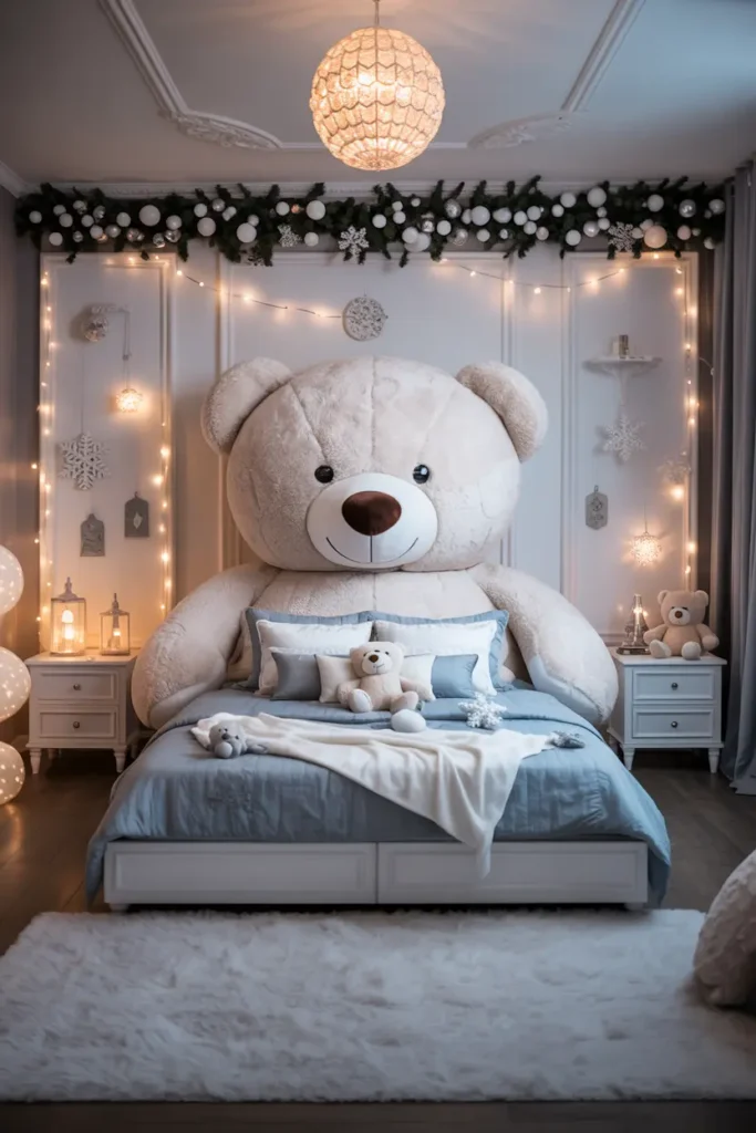 1. Cozy Winter Teddy Bedroom 1