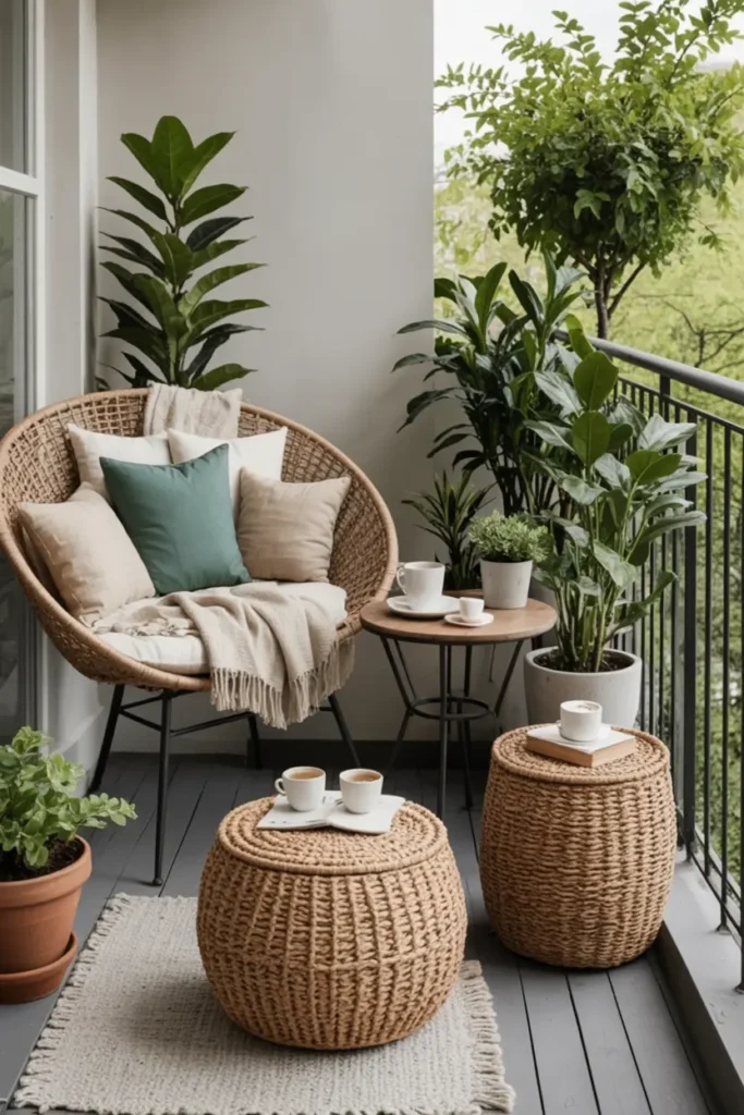 10. Wicker Coffee Corner