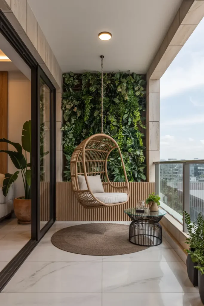 13. Hanging Egg Chair Retreat