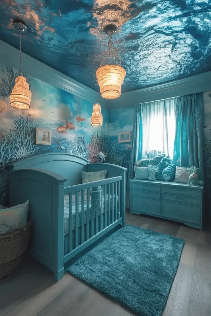 14. Immersive Ocean Nursery