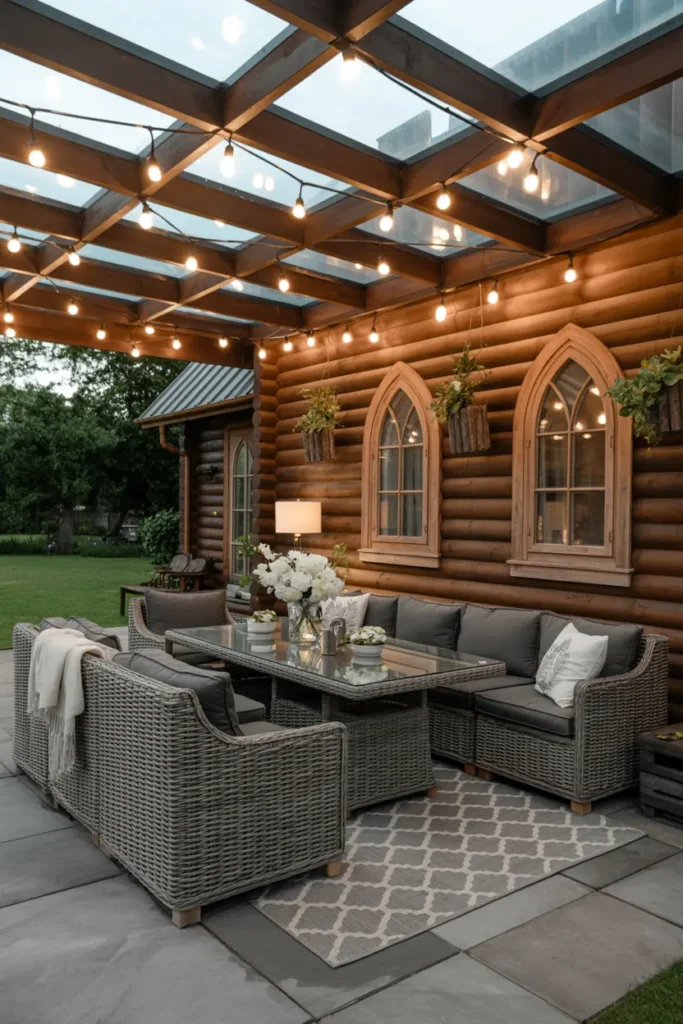 19. Glass Roofed Cabin Lounge