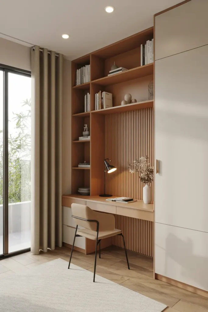 2. Elegant Study Nook with Natural Light