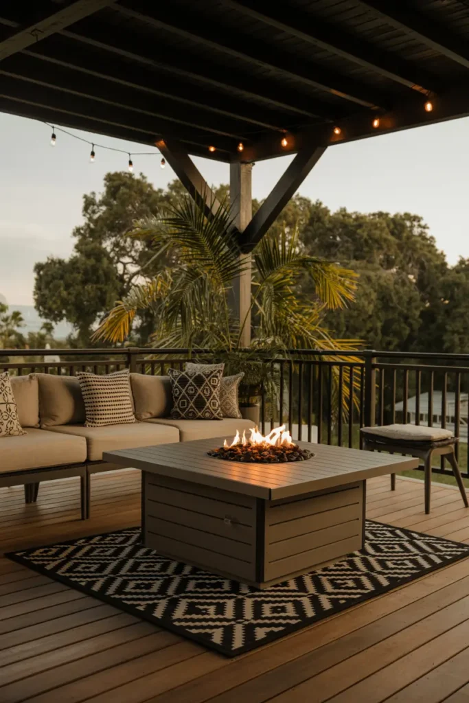 25 Dreamy Balcony Designs for Cozy Stylish Spaces 47 20. Autumn Dawn Balcony Retreat