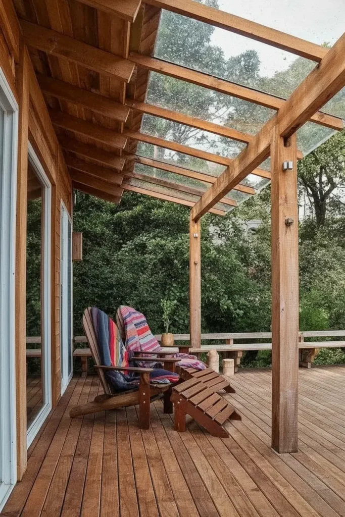 20. Rainy Day Wooden Retreat