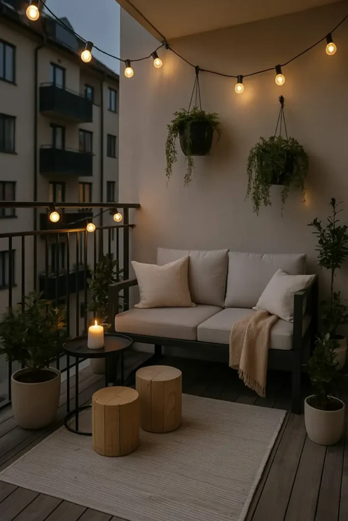 25 Dreamy Balcony Designs for Cozy Stylish Spaces 57 21. Misty Morning Balcony Escape