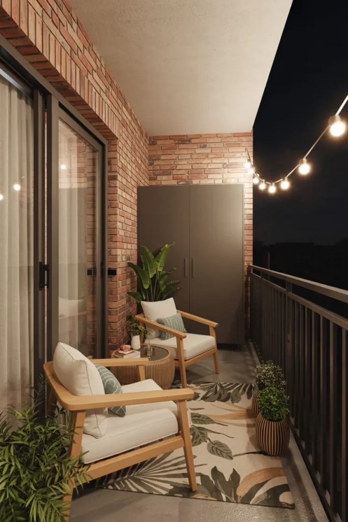 25 Dreamy Balcony Designs for Cozy Stylish Spaces 59 22. Chilly Dawn Balcony Haven