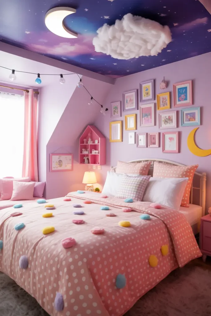3. Whimsical Pastel Dream Bedroom