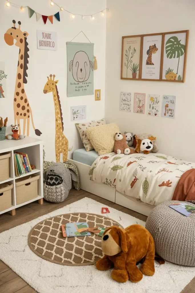 5. Safari Jungle Kids Bedroom