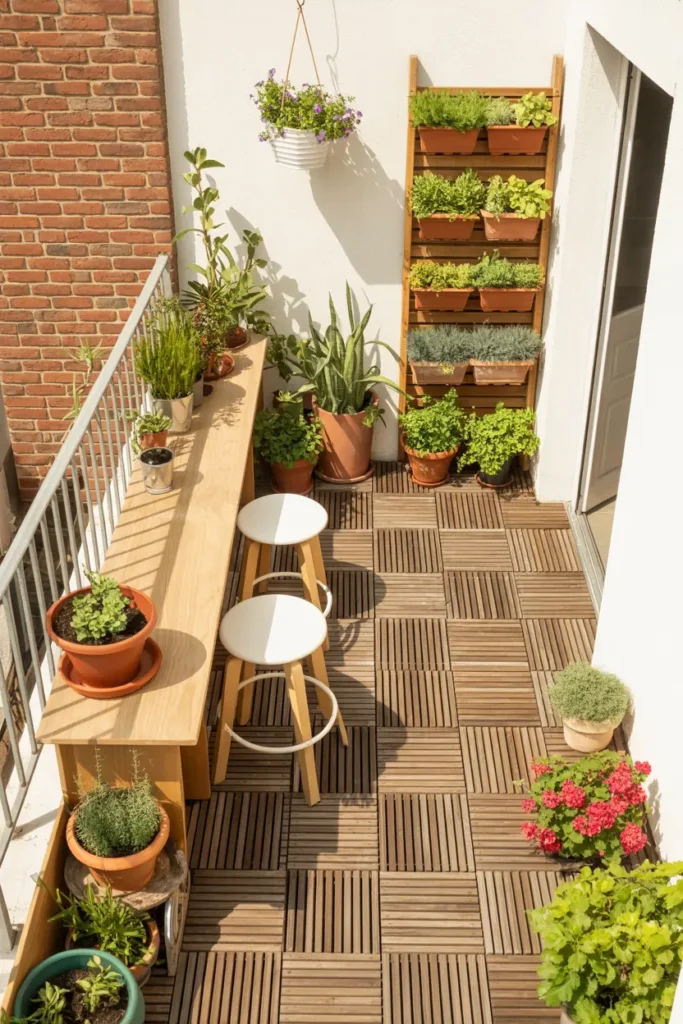 25 Dreamy Balcony Designs for Cozy Stylish Spaces 13 7. Verdant Balcony Garden