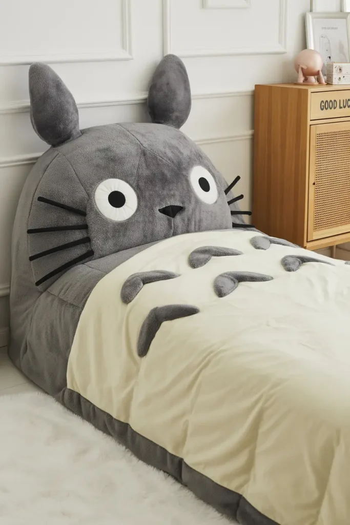 9. Totoro Cozy Kids Bed