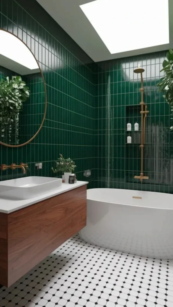 Emerald Hexagon Moody Retreat