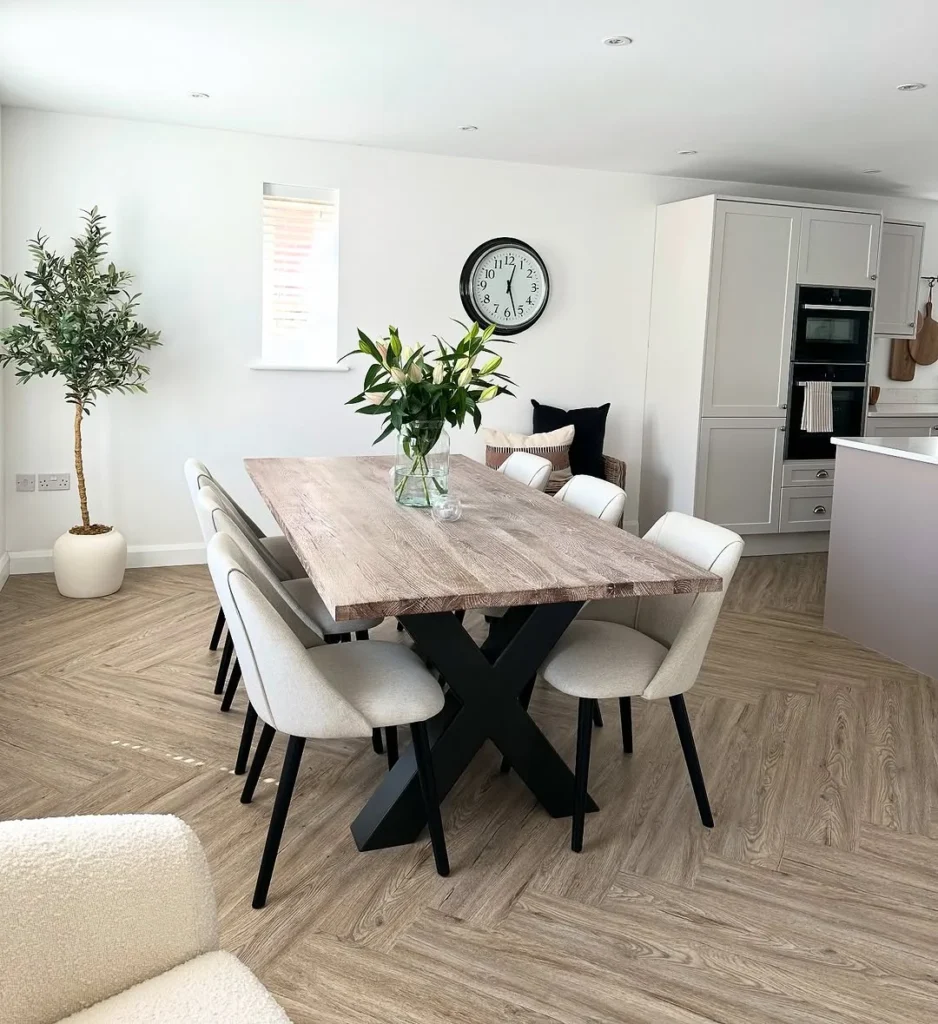 An Open-Concept Dining Space with Modern Charm