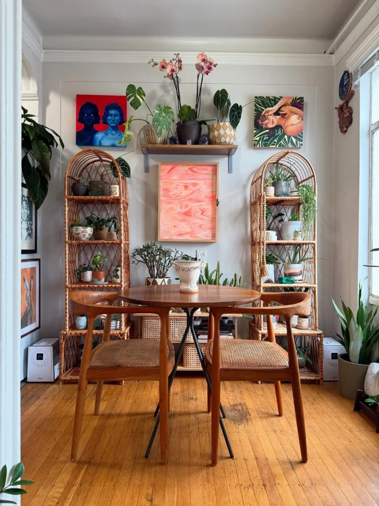 Functional Charming Dining Nook with Fresh Style