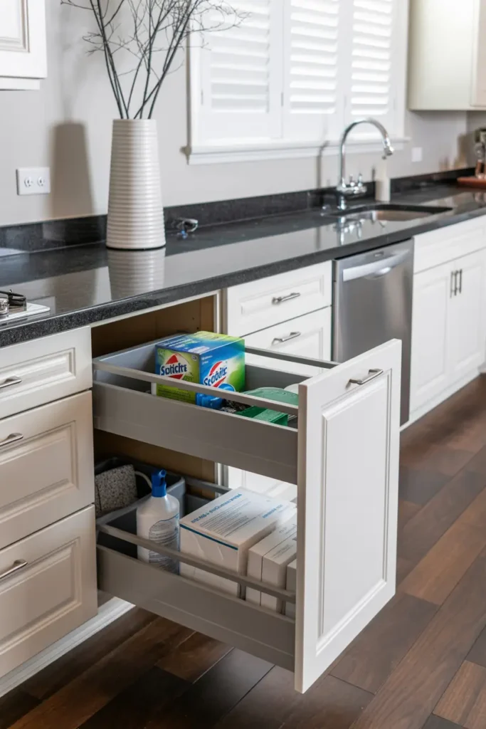 12. Smart Under Sink Storage Solution