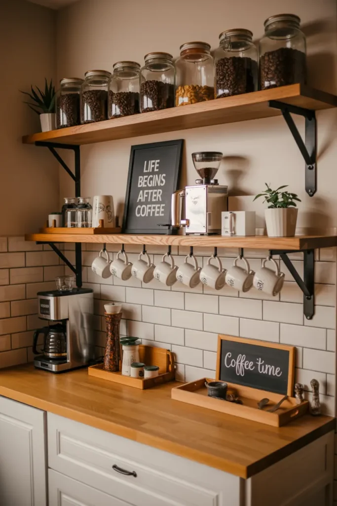 14. Life Begins Coffee Station