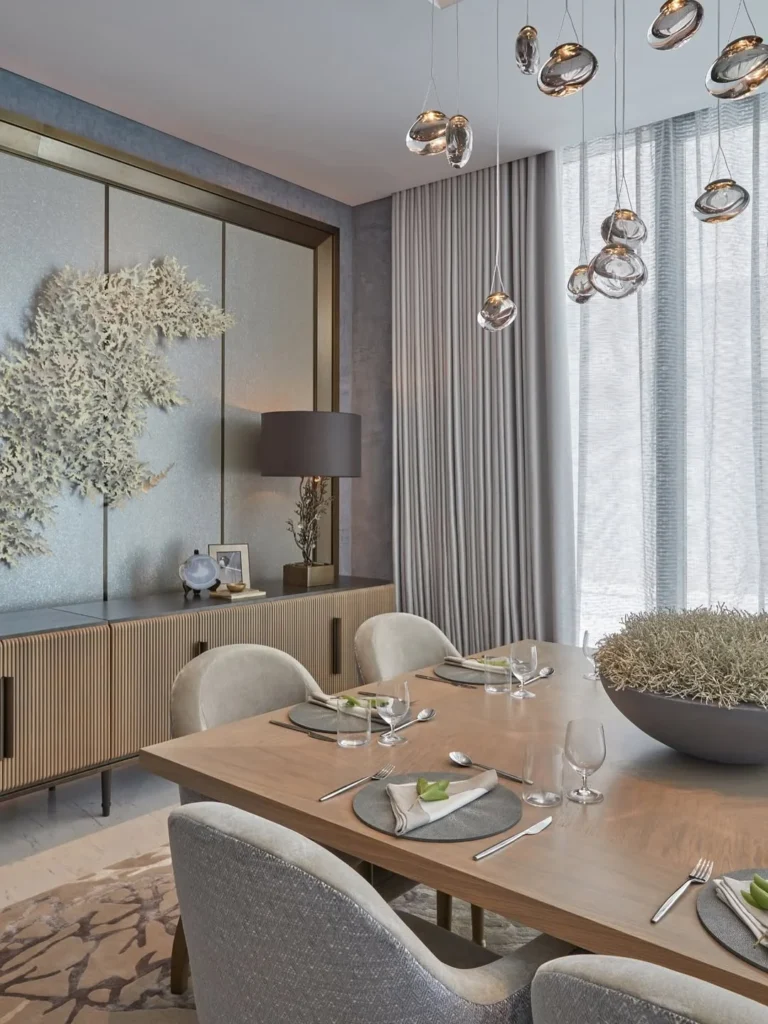 Luxurious Dining Room with Elegant Details