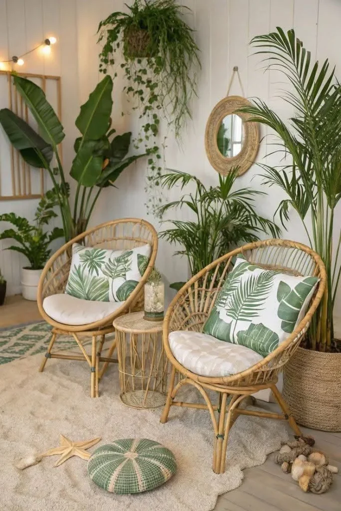 Tropical Hanging Chair Path