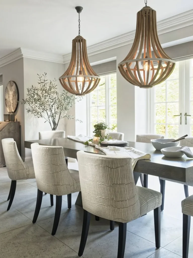 Luxurious Dining Room with Marble Elegance