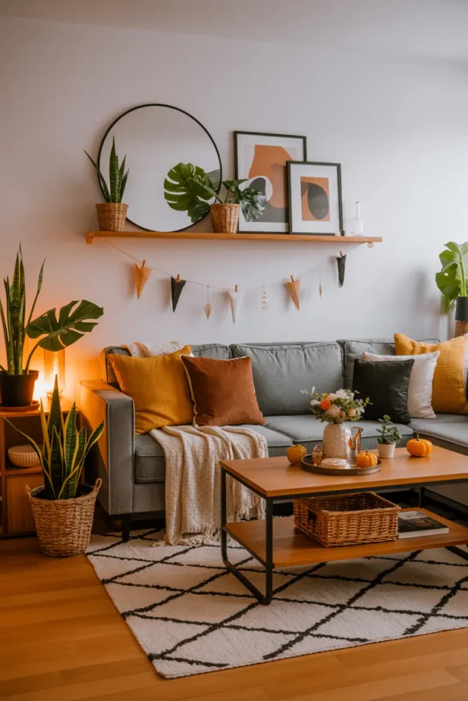 16. Cozy Autumn Sofa Corner