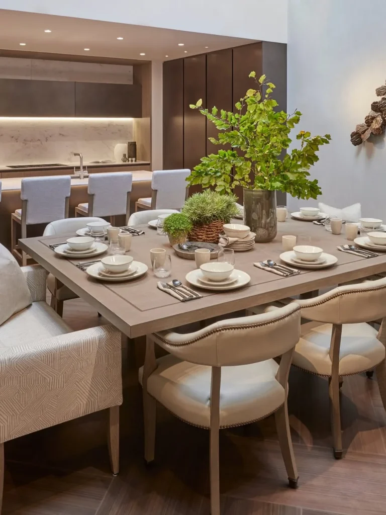 Luxurious Dining Space with Elegant Details