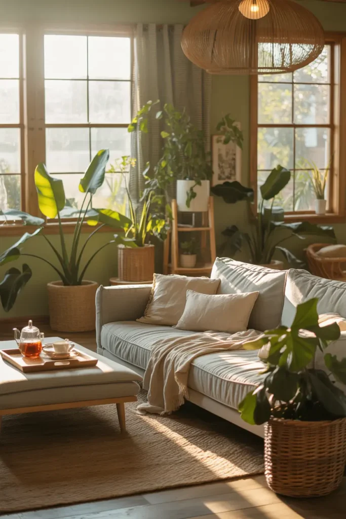 17. Sunlit Green Plant Haven