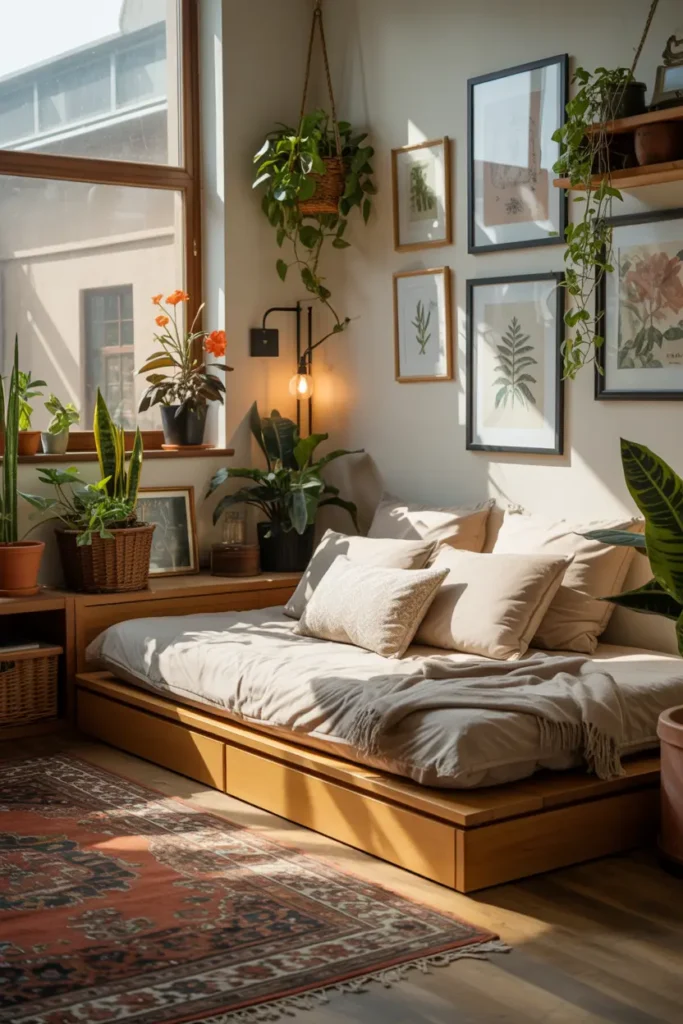 18. Botanical Sunlit Daybed Corner