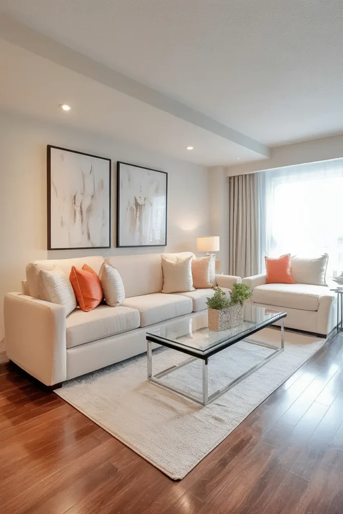 2. Elegant Neutral Living Room