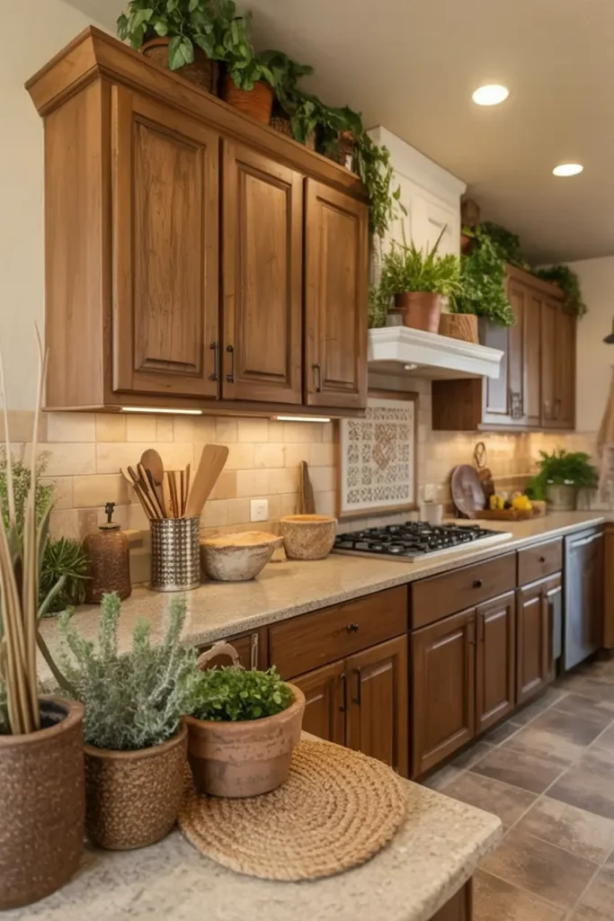 2. Rustic Wooden Kitchen Haven