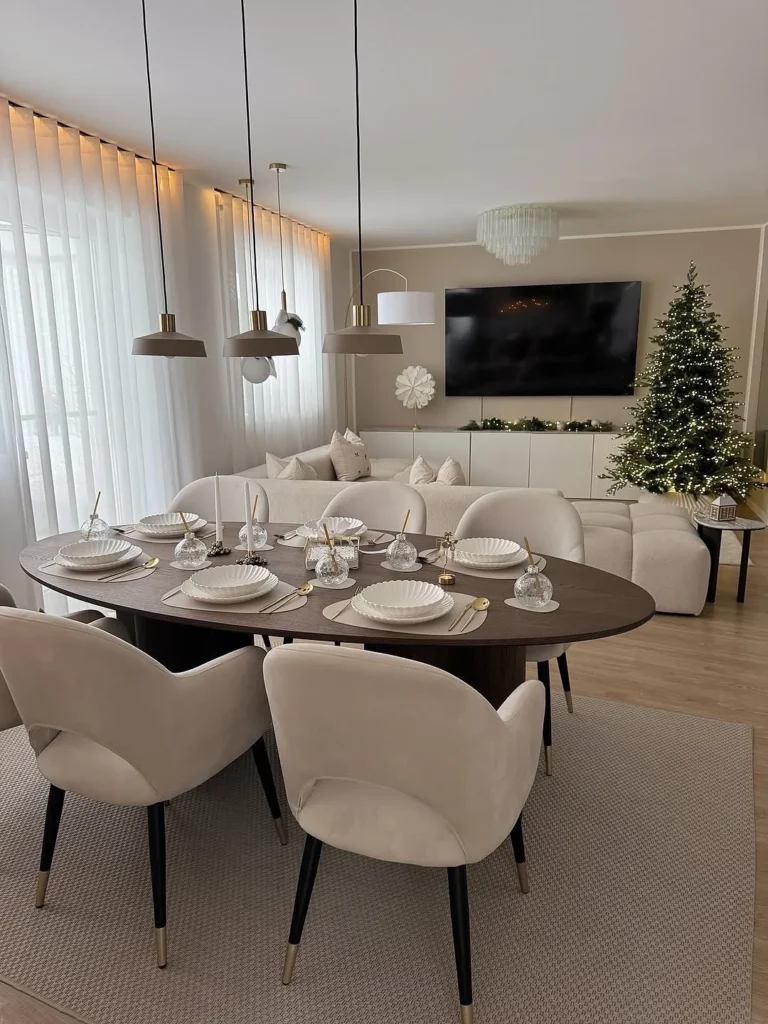 Open-Plan Living and Dining with Modern Elegance