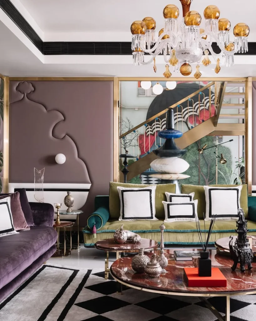 Elegant Open Plan Living with Style and Comfort