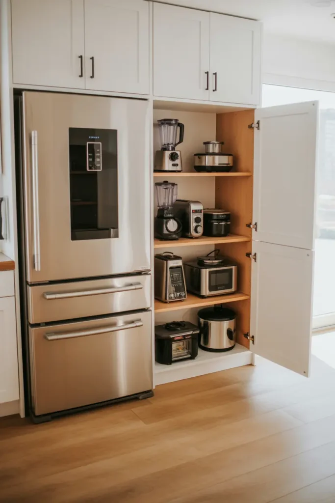 5. Appliance Storage Cabinet Design