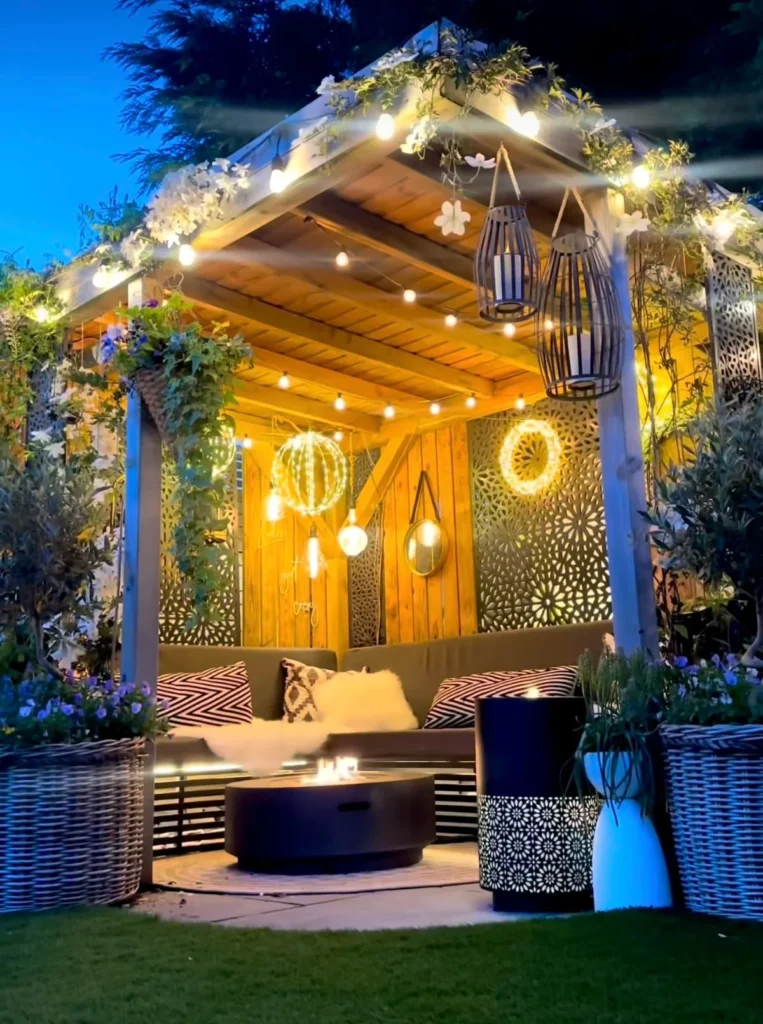 Pergola Fire Pit Haven