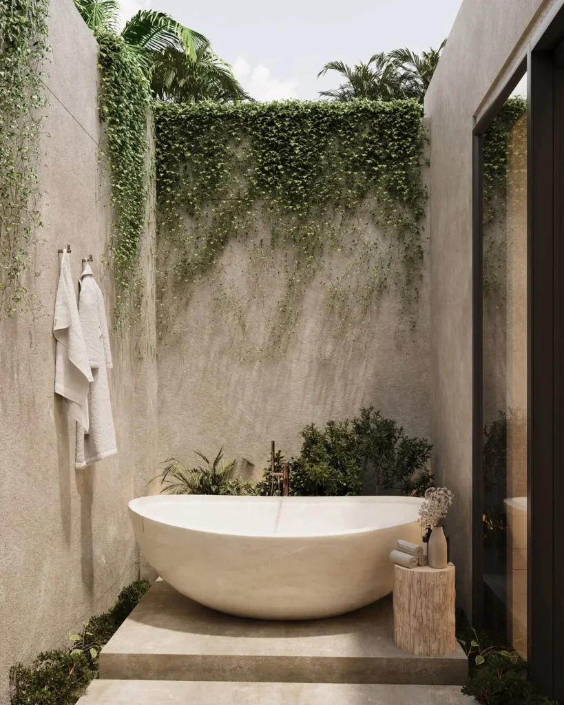 Beige Botanical Skylight Oasis