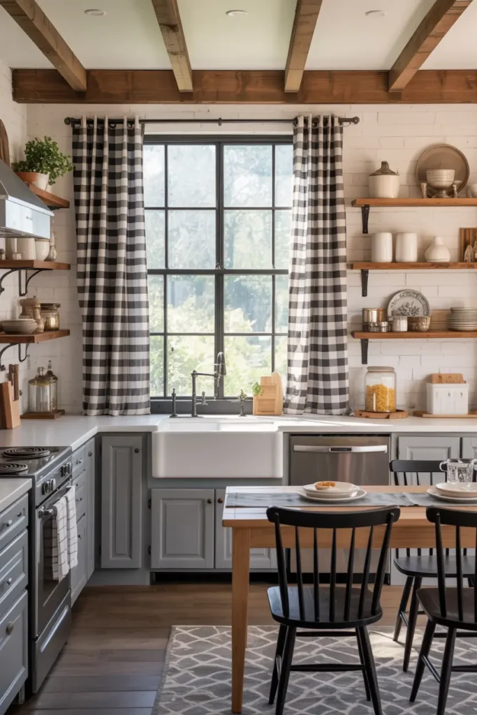 9. Farmhouse Buffalo Check Charm