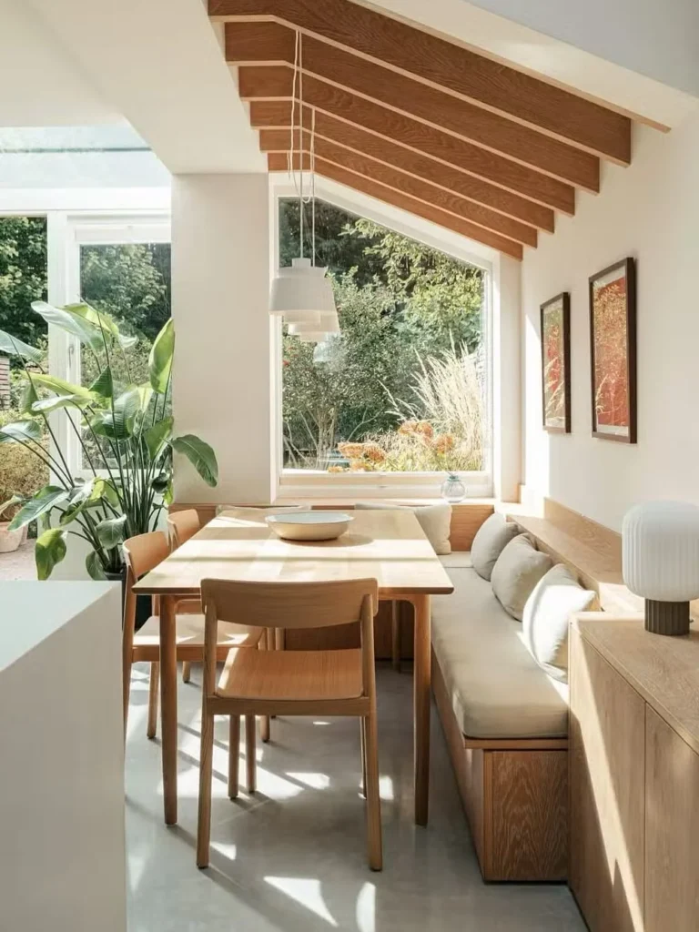 A Light-Filled Dining Nook with Elegant Details