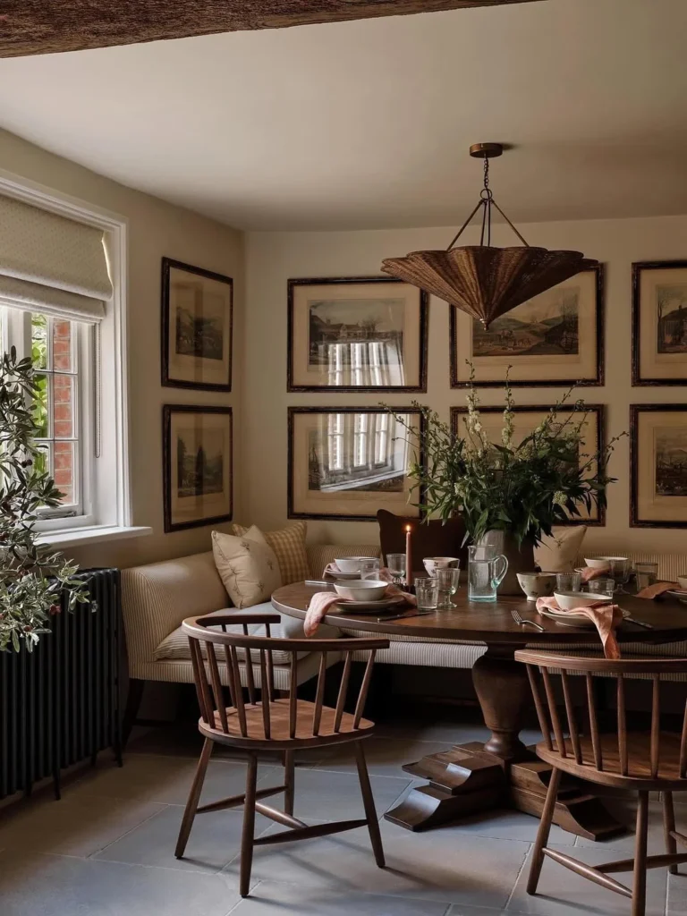 A Cozy Breakfast Nook with Modern Charm