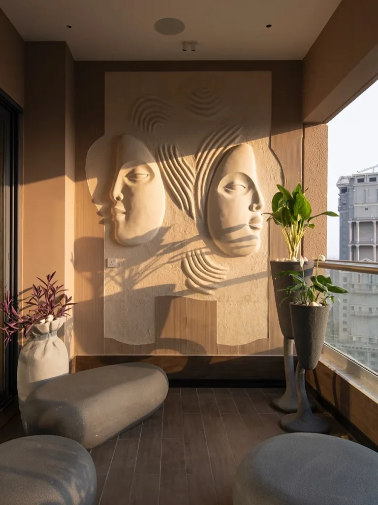 Modern Art Balcony Lounge