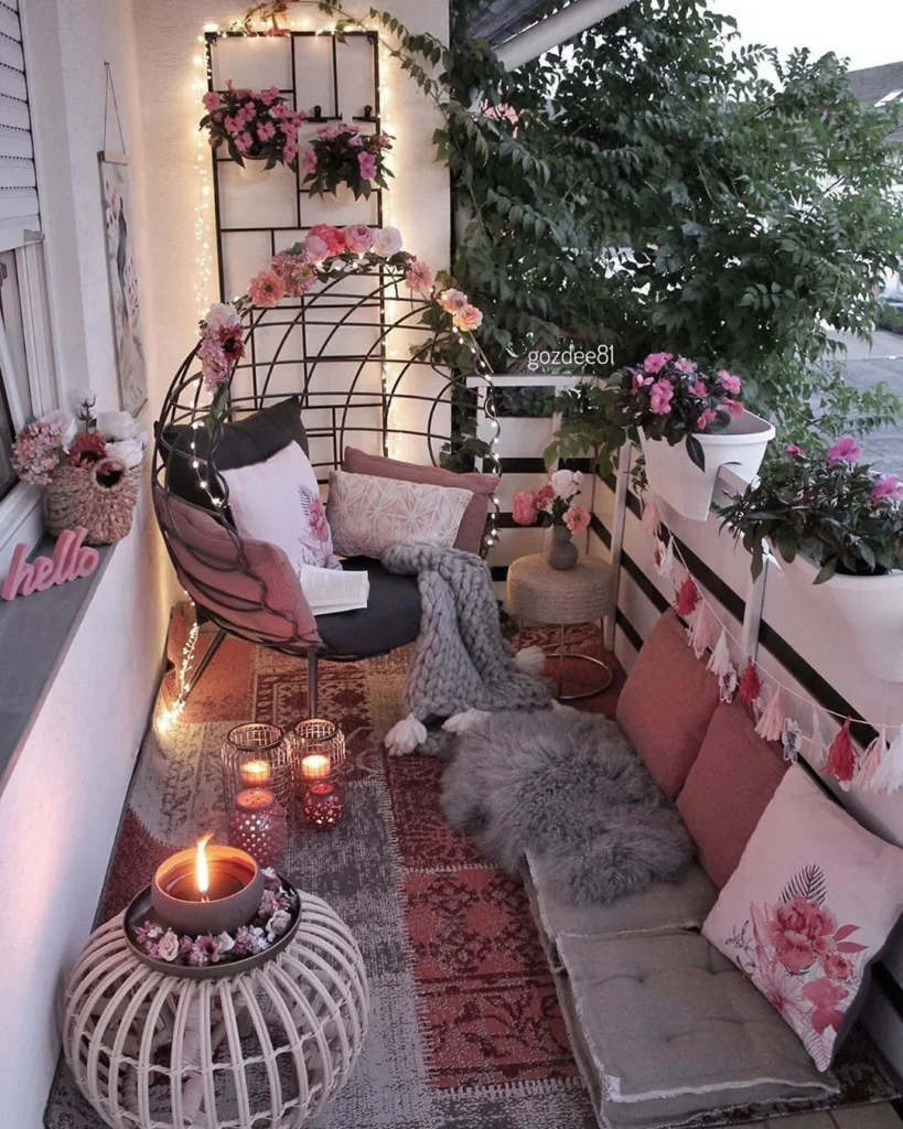 Pink Glam Balcony