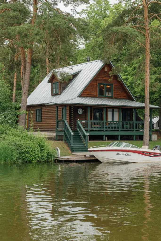 5. Rustic Lakeside Cabin Retreat 1
