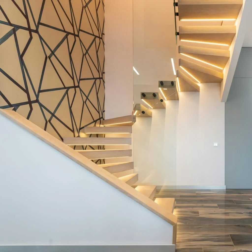 Modern Floating Staircase